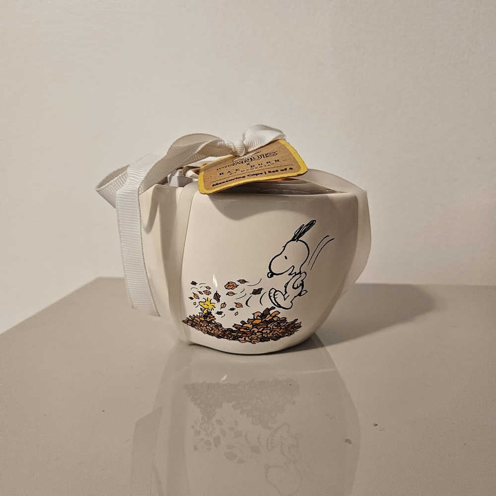 SOLD - Rae Dunn Peanuts Fall Measuring Cups Snoopy, Charlie Brown, & Woodstock